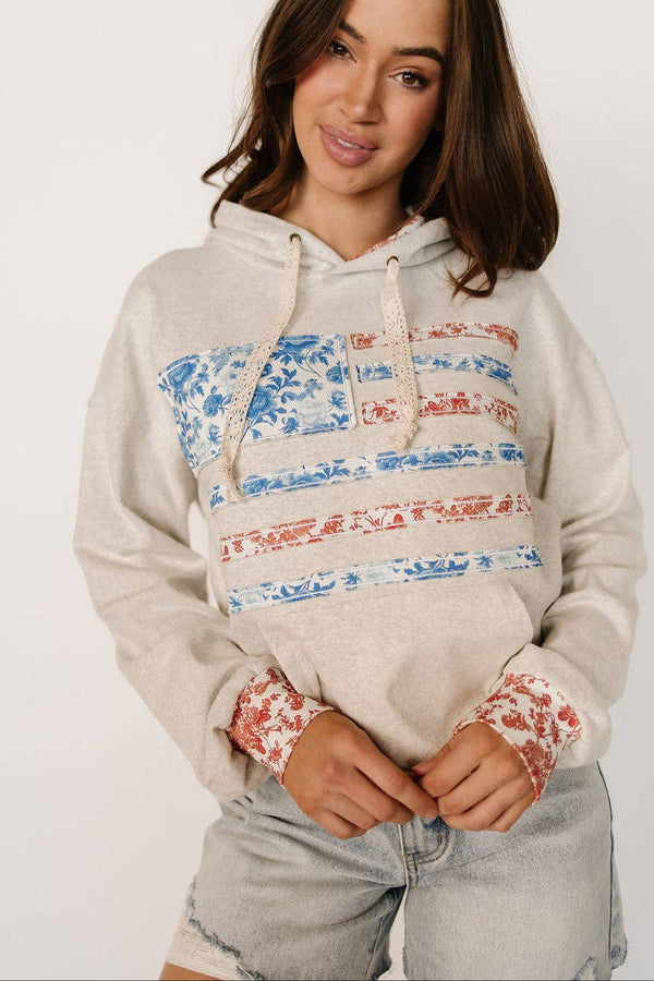 University Hoodie - Floral Glory