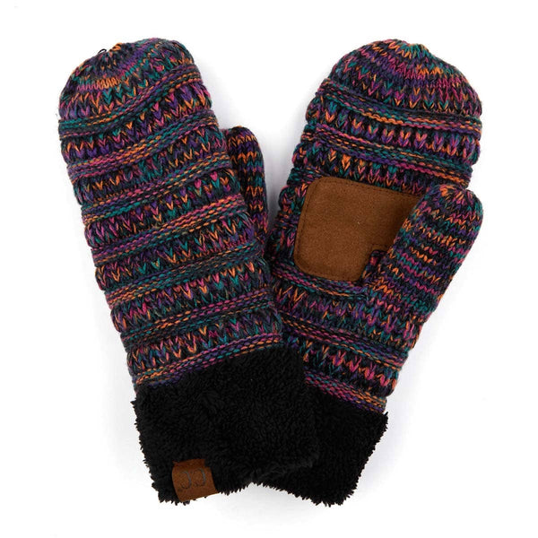 CC Crafted Multi Color Mittens -