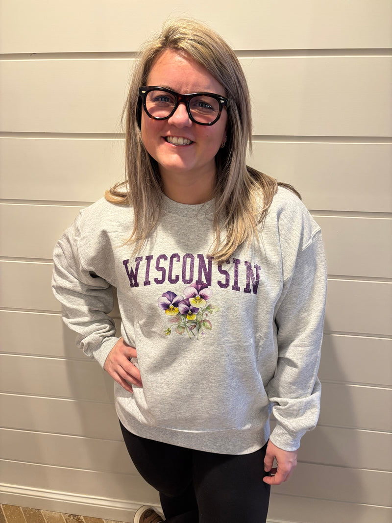 Wisconsin State Flower Sweatshirt