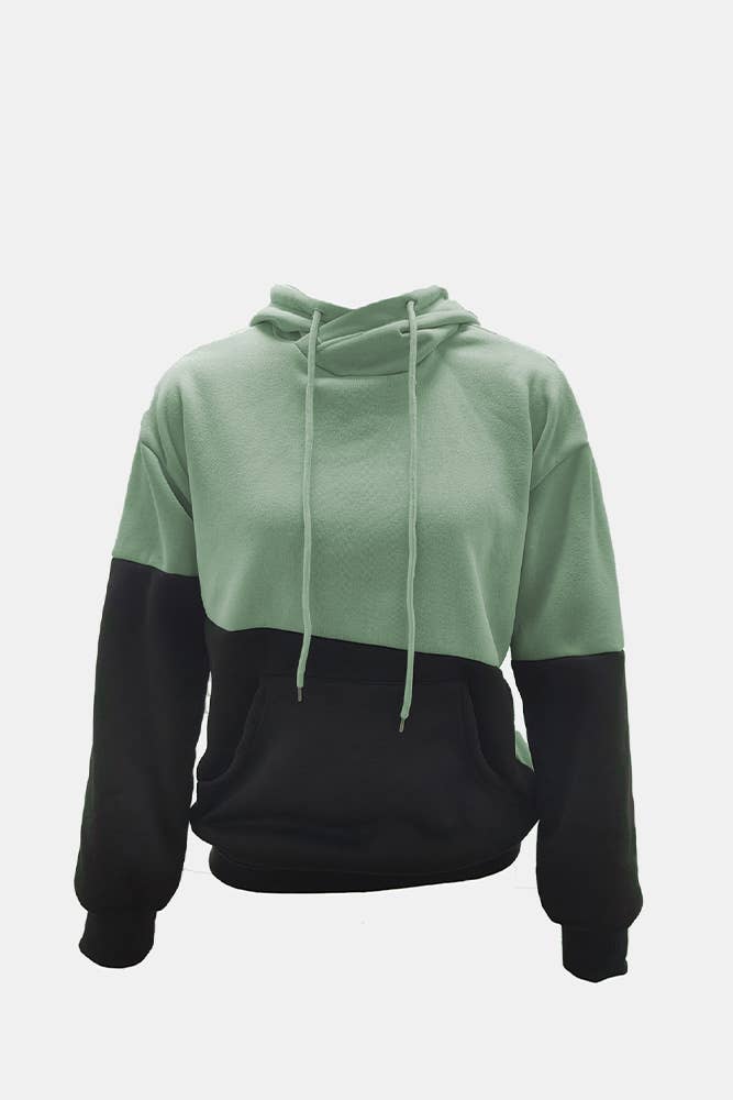 Colorblock Hoodie Sweatshirt ZK2077