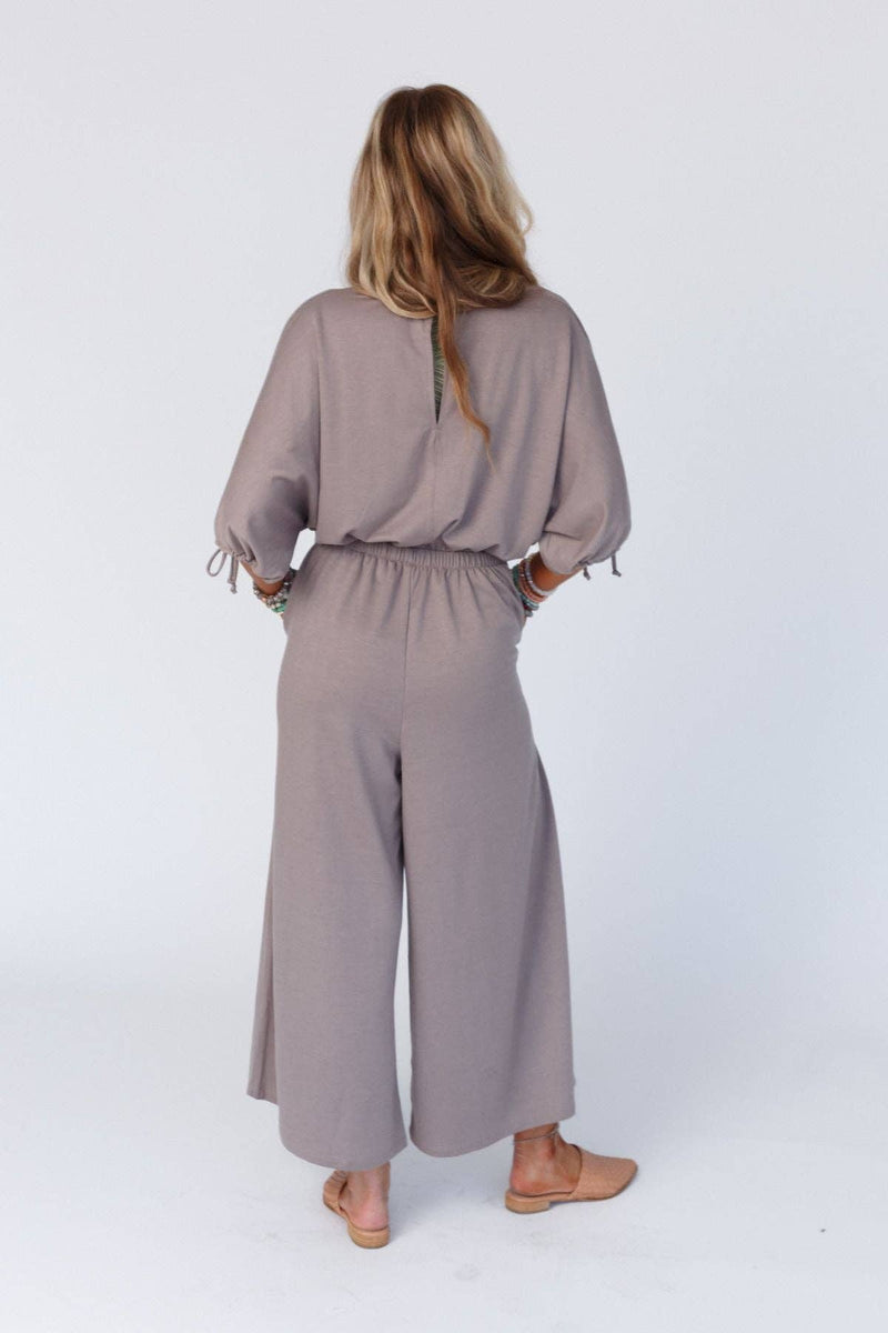 Carolina Comfy Wide Leg Jumpsuit - Coco