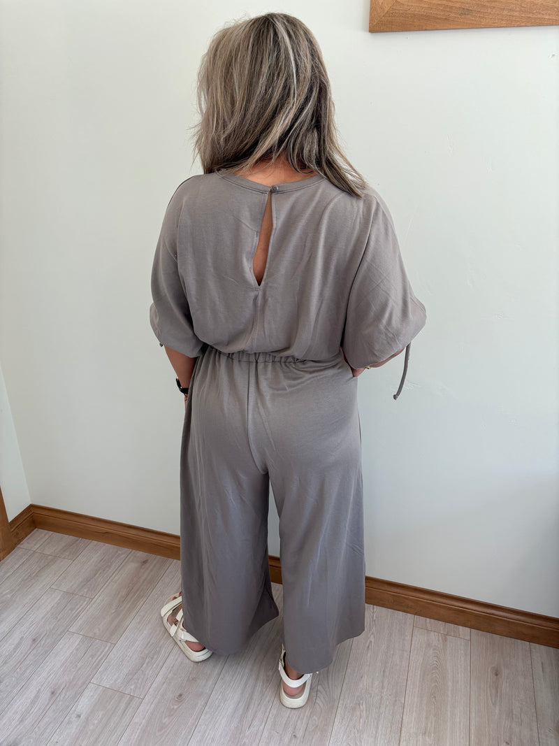 Carolina Comfy Wide Leg Jumpsuit - Coco