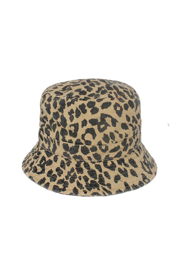 Big Leopard Print Bucket Hat/ Ashwaubenon Optional