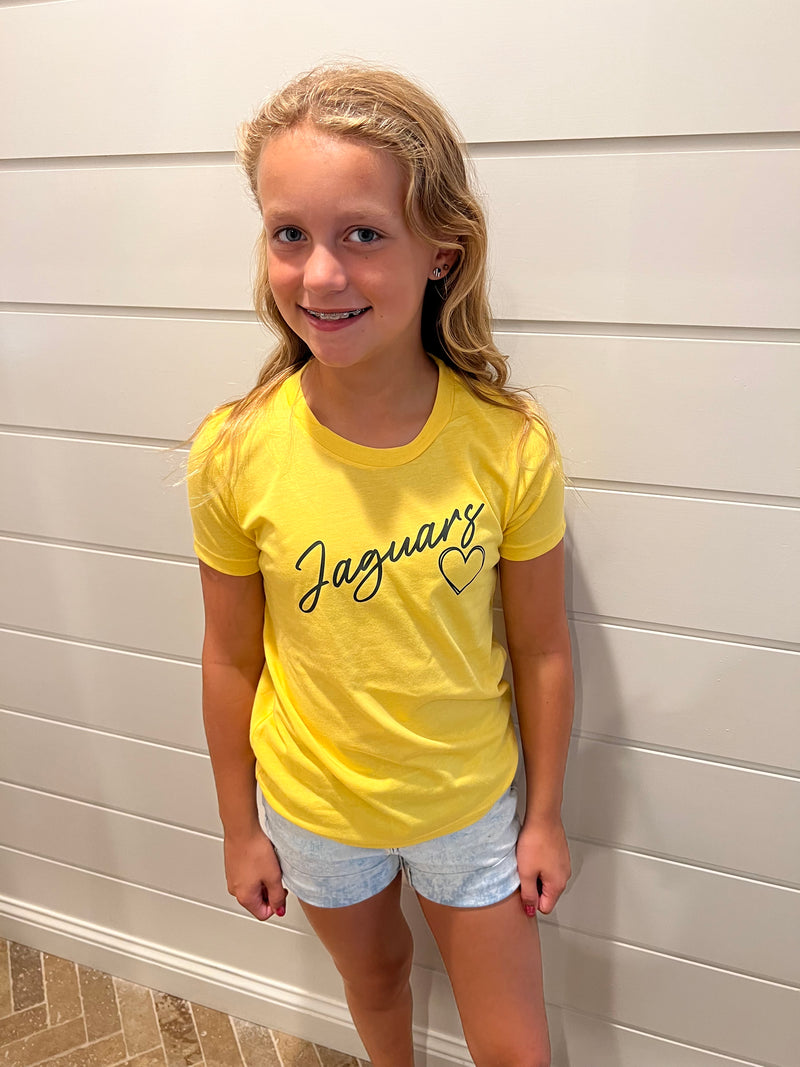 Jag BELLA CANVAS Youth Yellow Tee