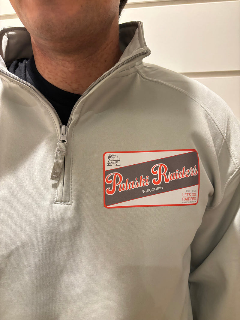 Pulaski Badger Sport 1/4 Zip - emblem