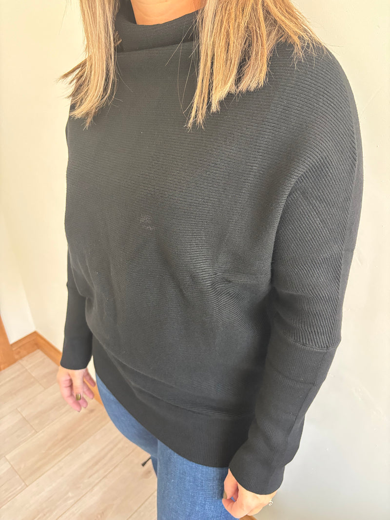 SLOUCH NECK DOLMAN PULLOVER