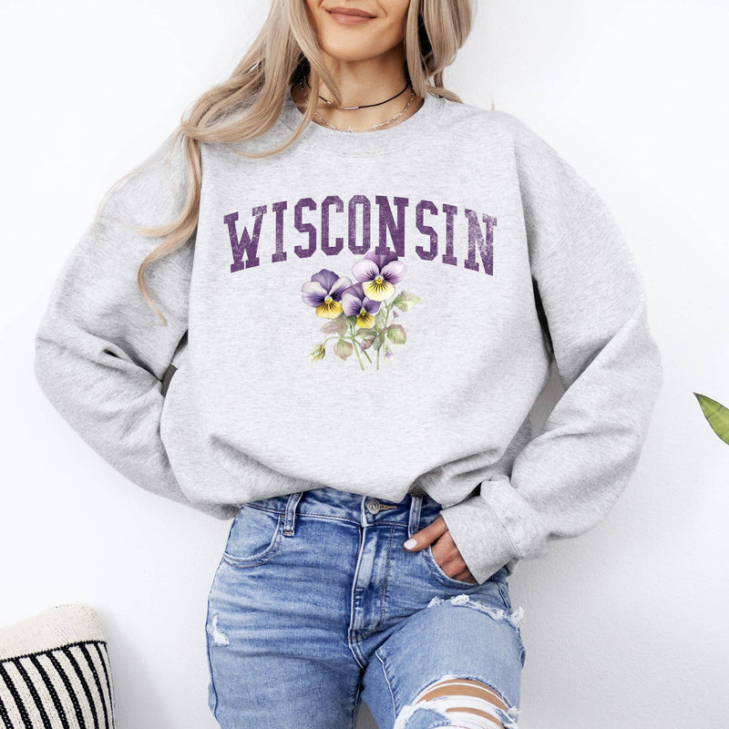 Wisconsin State Flower Sweatshirt