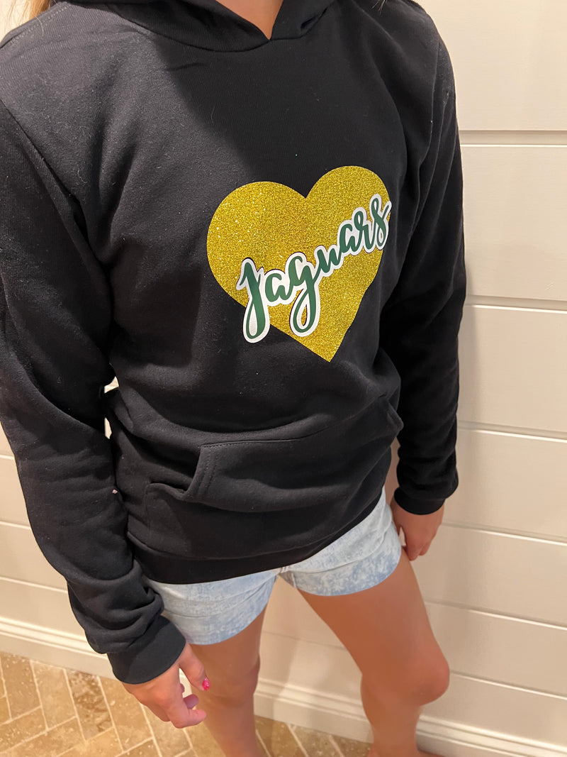 Jag BELLA CANVAS Youth Glitter Hoodie