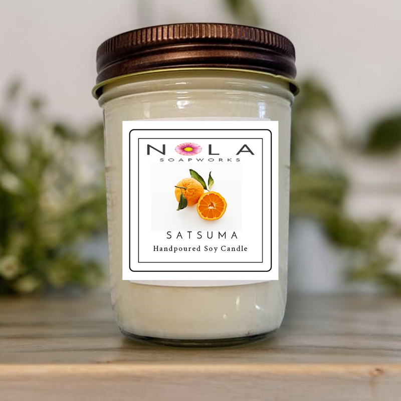 Satsuma Coconut Soy Candle - The Essence of Summer