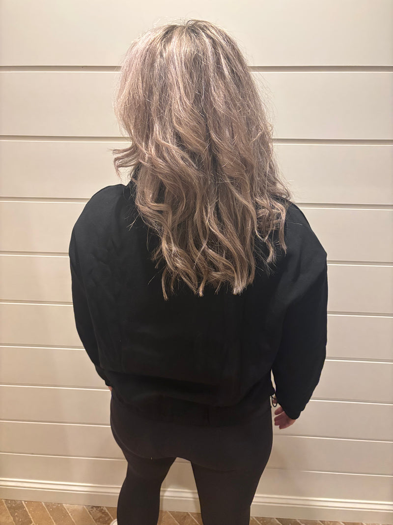 Alpine Half Zipped Collar Contrast Sweatshirt