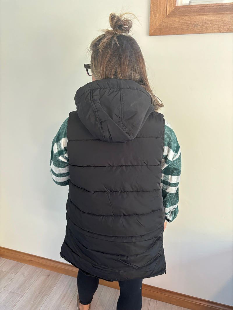 Long Puffer Vest