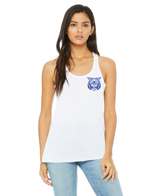 Lena  White Racerback Tank