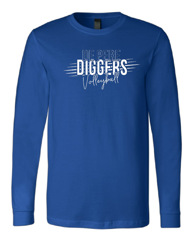 De Pere Diggers BELLA CANVAS Long Sleeve