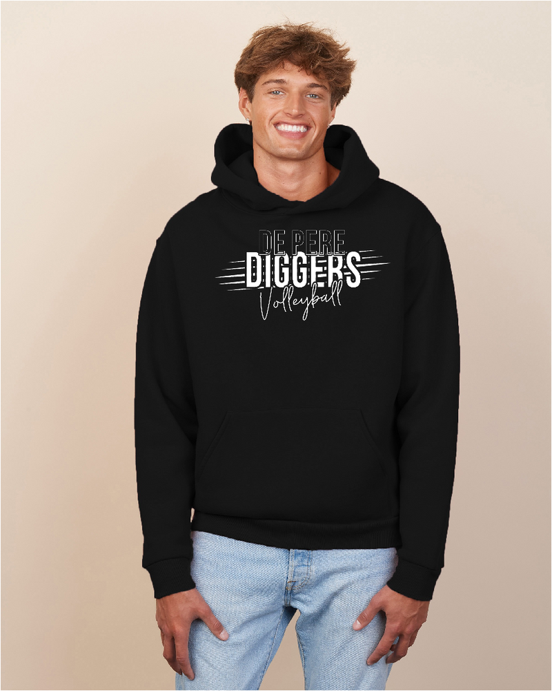 De Pere Diggers Enza Heavyweight Hoodie Pirates