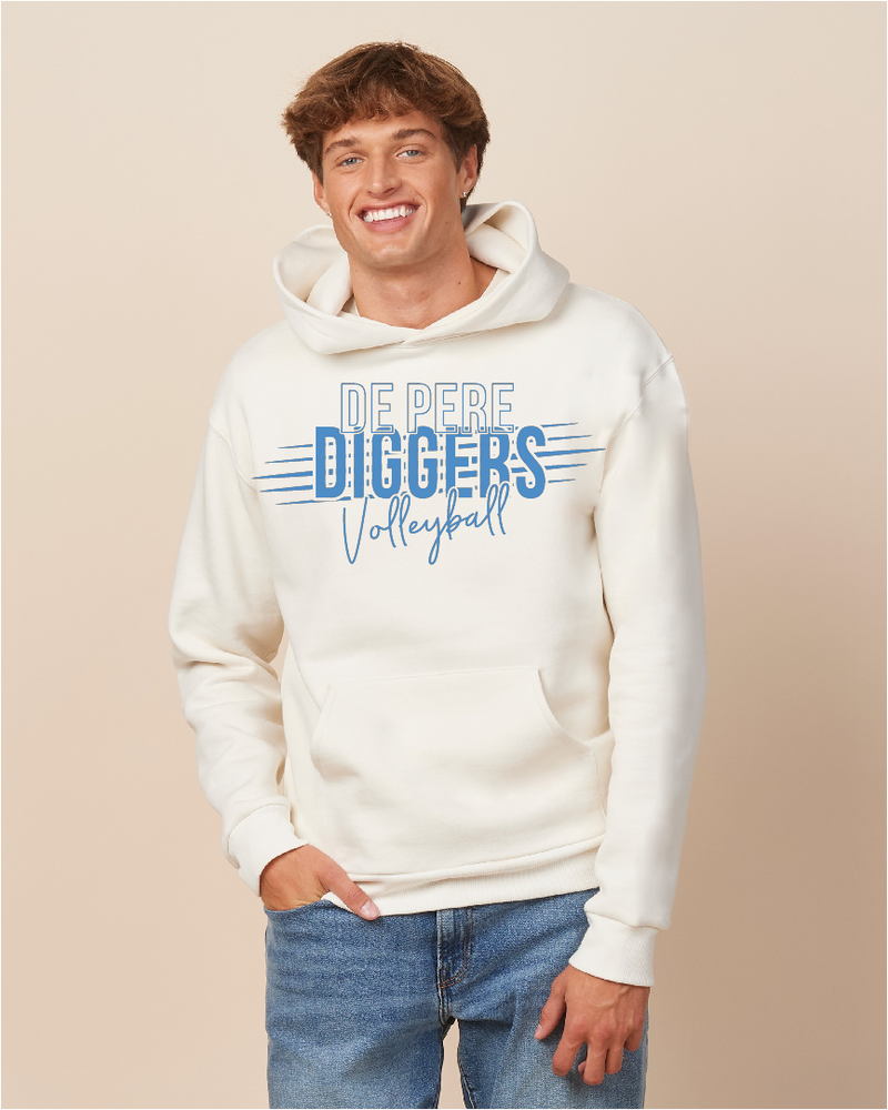 De Pere Diggers Enza Heavyweight Hoodie Pirates