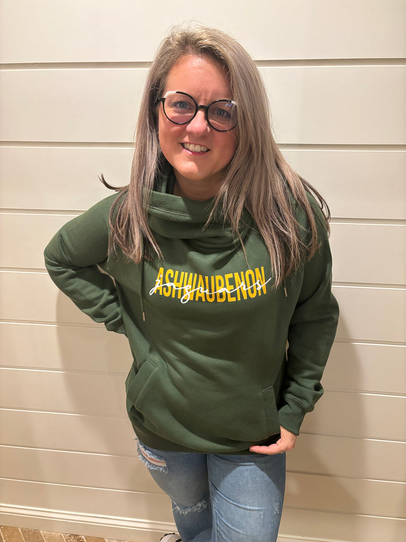 Enza cowl neck hoodie Clearance