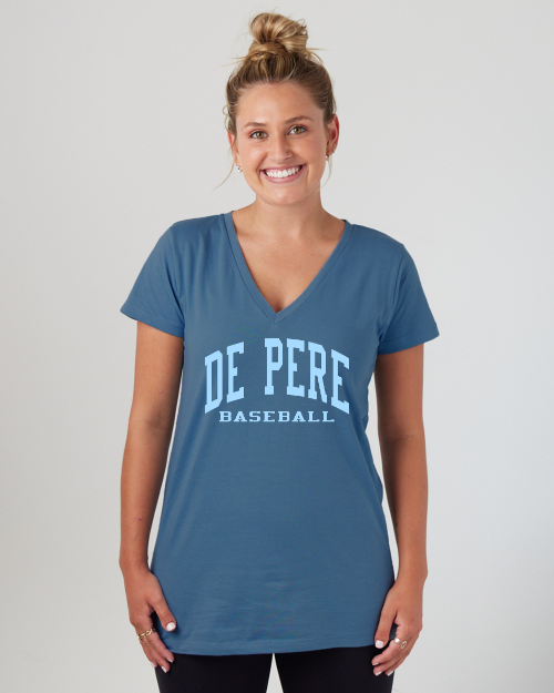 DPYB Ladies Essential Relaxed V-Neck Tee EZ023