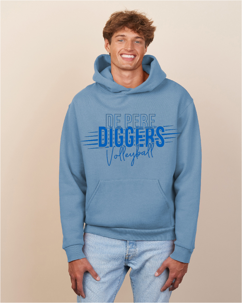 De Pere Diggers Enza Heavyweight Hoodie Pirates