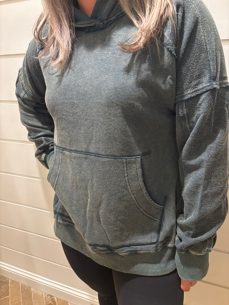 966CK Deb Washed Hoodie