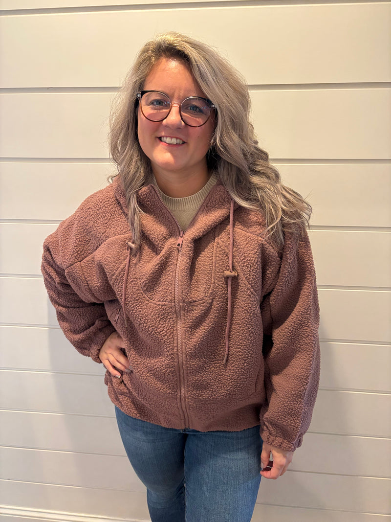 Alpine Fleece Zip Up Hoodie