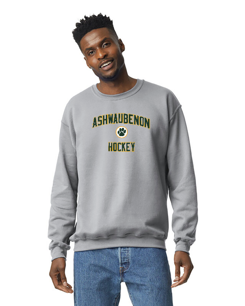 Ash Hockey BELLA CANVAS Crew 3945 - Varsity
