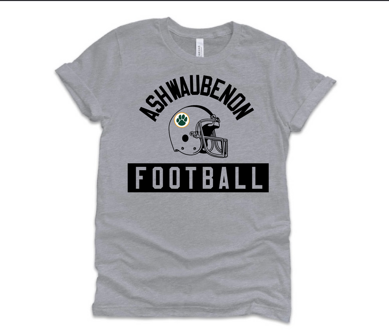 ASH FOOTBALL BELLA CANVAS YOUTH & ADULT TEE