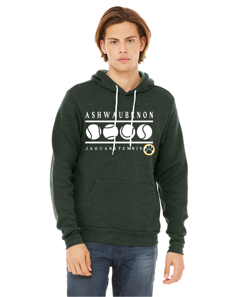 Ashwaubenon Tennis BELLA CANVAS Hoodie  Green