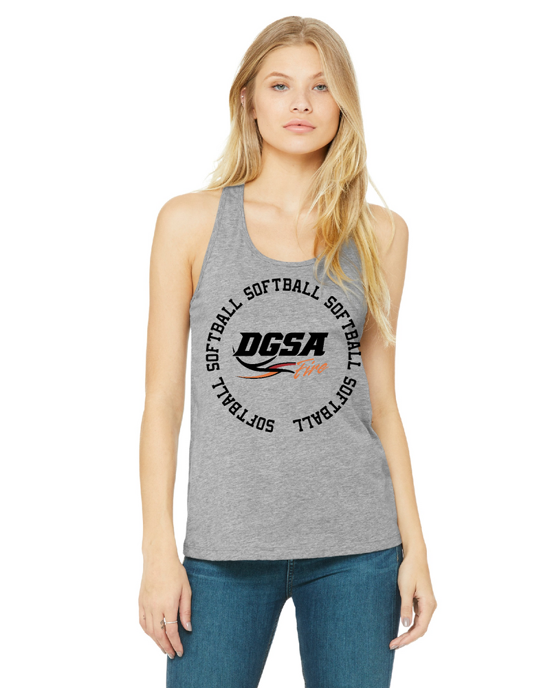 DGSA BELLA CANVAS Racerback Circle Tank