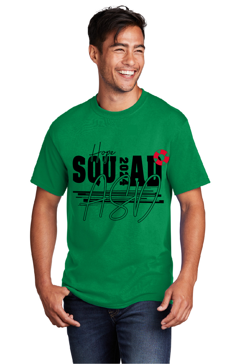 BELLA CANVAS YOUTH & ADULT TEE - Hope Squad Green