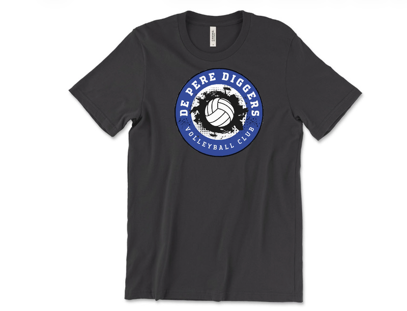 De Pere Diggers BELLA CANVAS YOUTH & ADULT TEE Circle