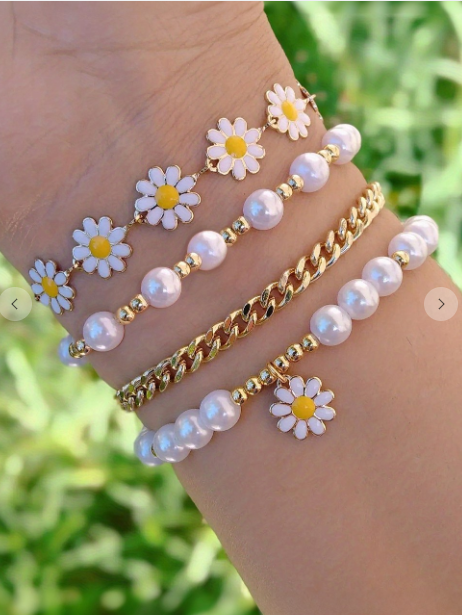 Daisy Bracelet Set