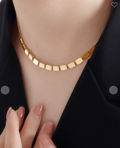 18k Non-tarnish Stainless Steel Chain Necklace