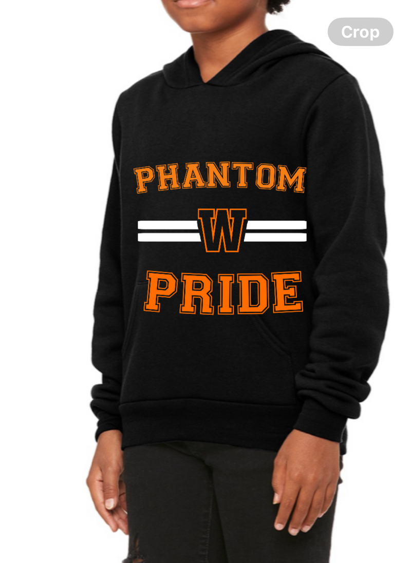 WDP BELLAS CANVAS PRIDE YOUTH HOODIE