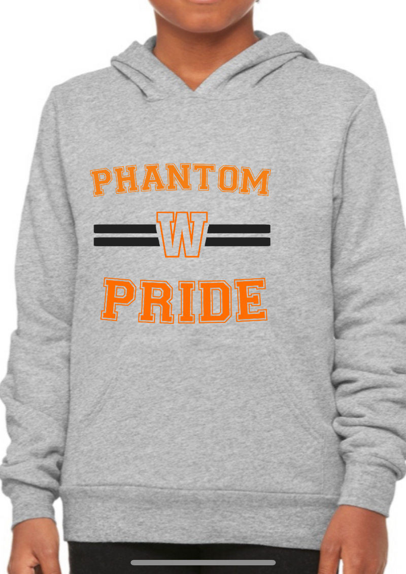 WDP BELLAS CANVAS PRIDE YOUTH HOODIE