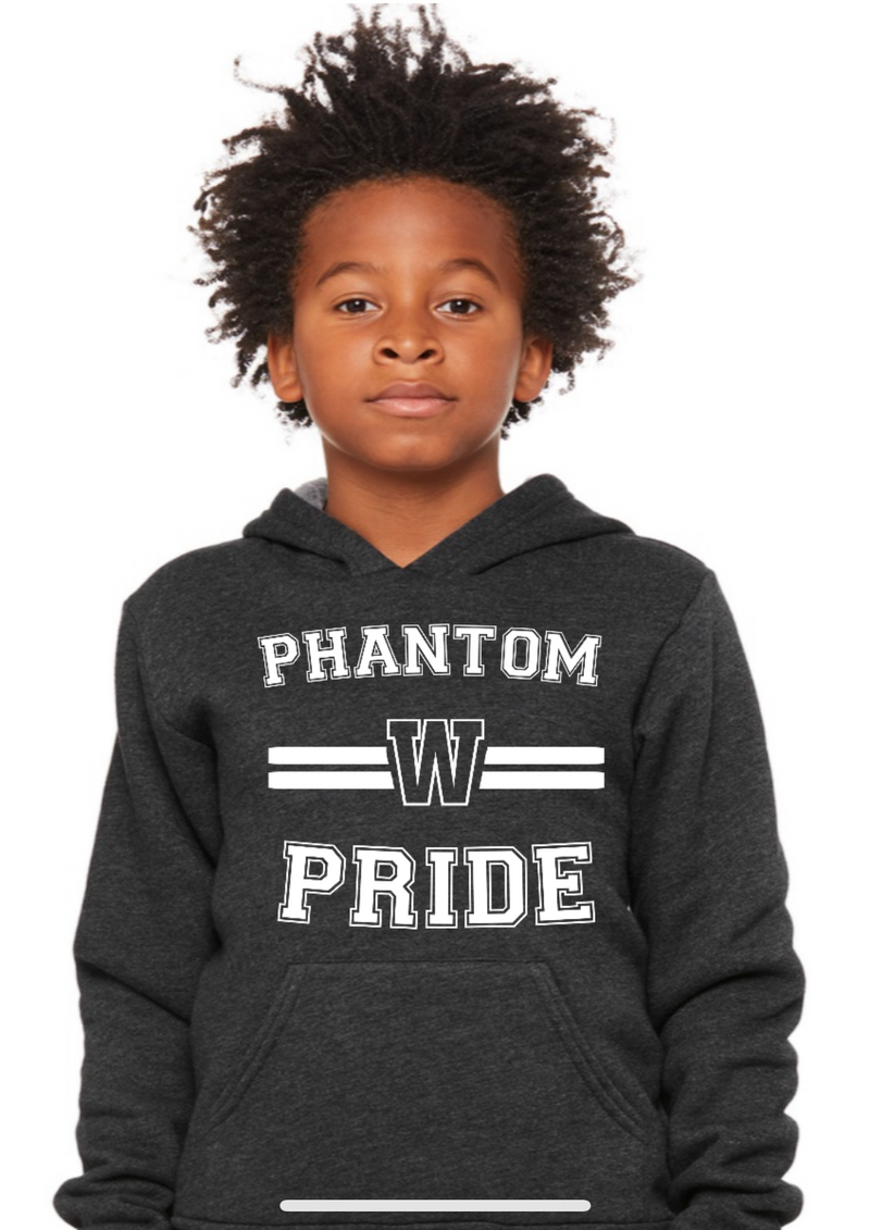 WDP BELLAS CANVAS PRIDE YOUTH HOODIE