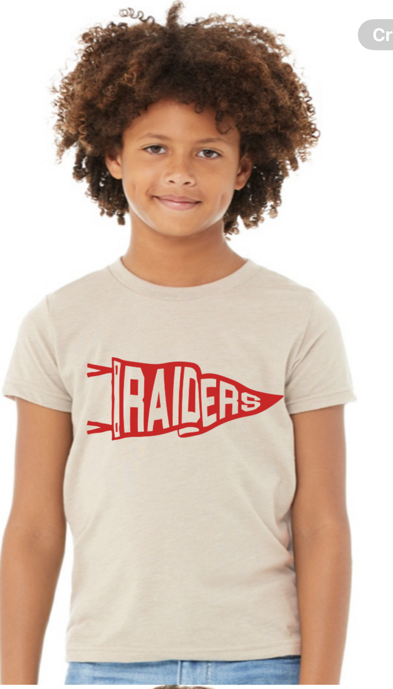 PUL BELLA CANVAS PENNANT YOUTH TEE