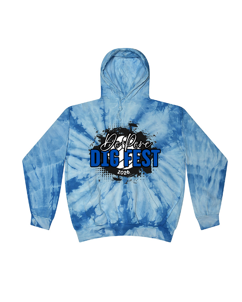 Dig Fest Youth & Adult Colortone Tie Dye Hoodie