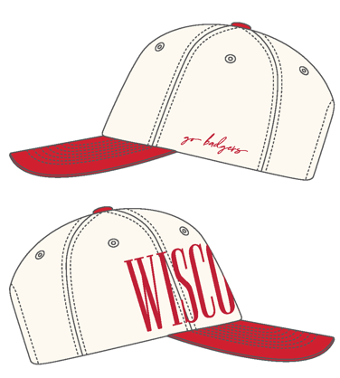 Wisconsin Saturday Stretch Canvas Trucker Hat