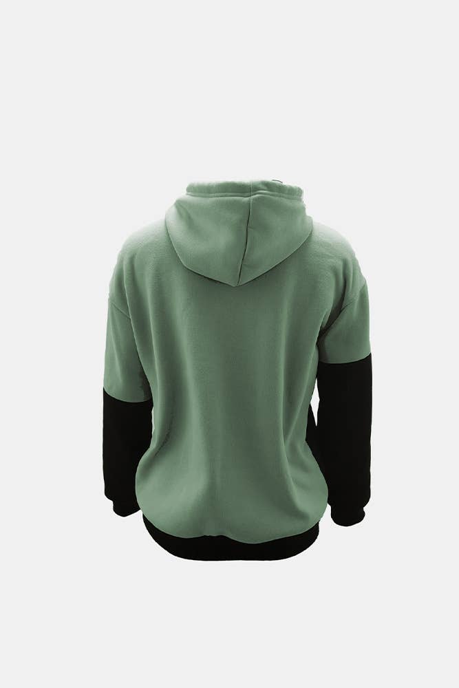 Colorblock Hoodie Sweatshirt ZK2077