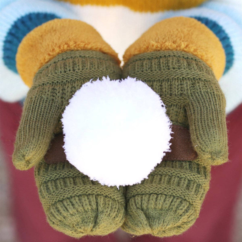 CC Color Block Unisex Mittens