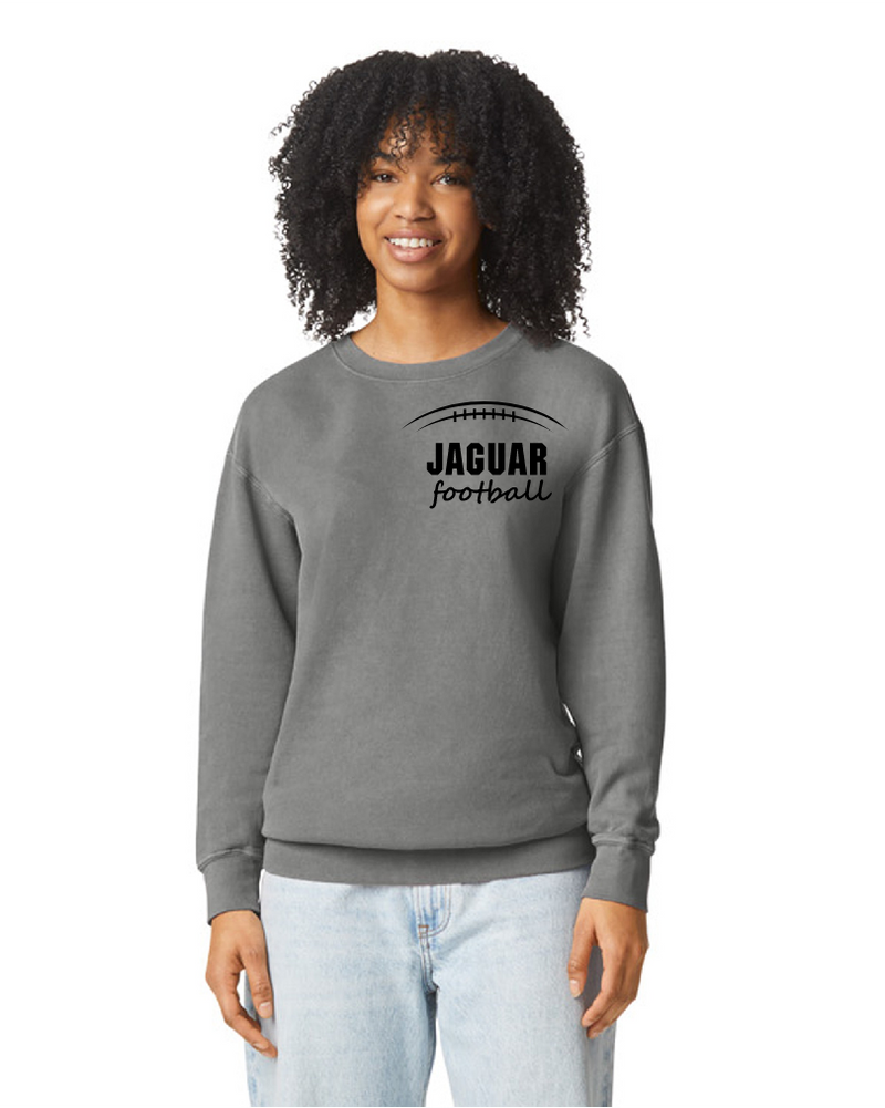 Ash Football Comfort Colors Crew Sweatshirt Bleachers