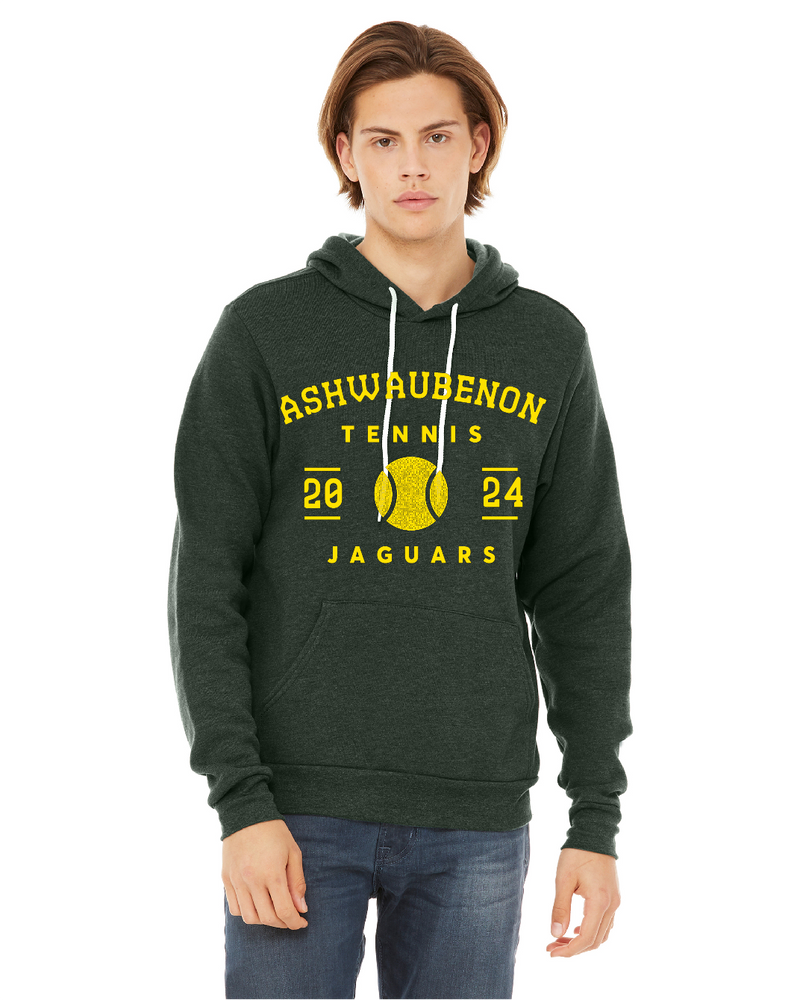 Ashwaubenon Tennis BELLA CANVAS Hoodie  Green