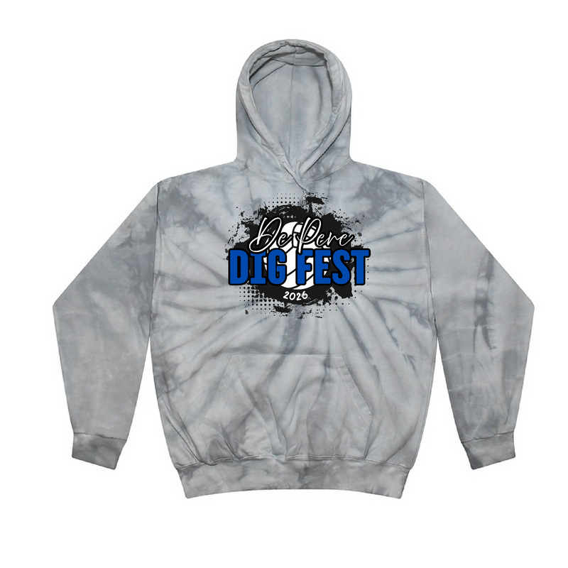 Dig Fest Youth & Adult Colortone Tie Dye Hoodie