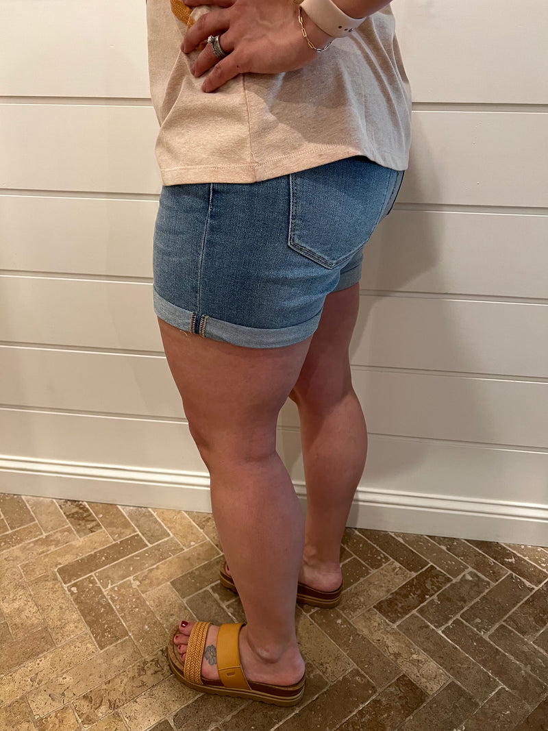 Judy Blue Cuffed Shorts