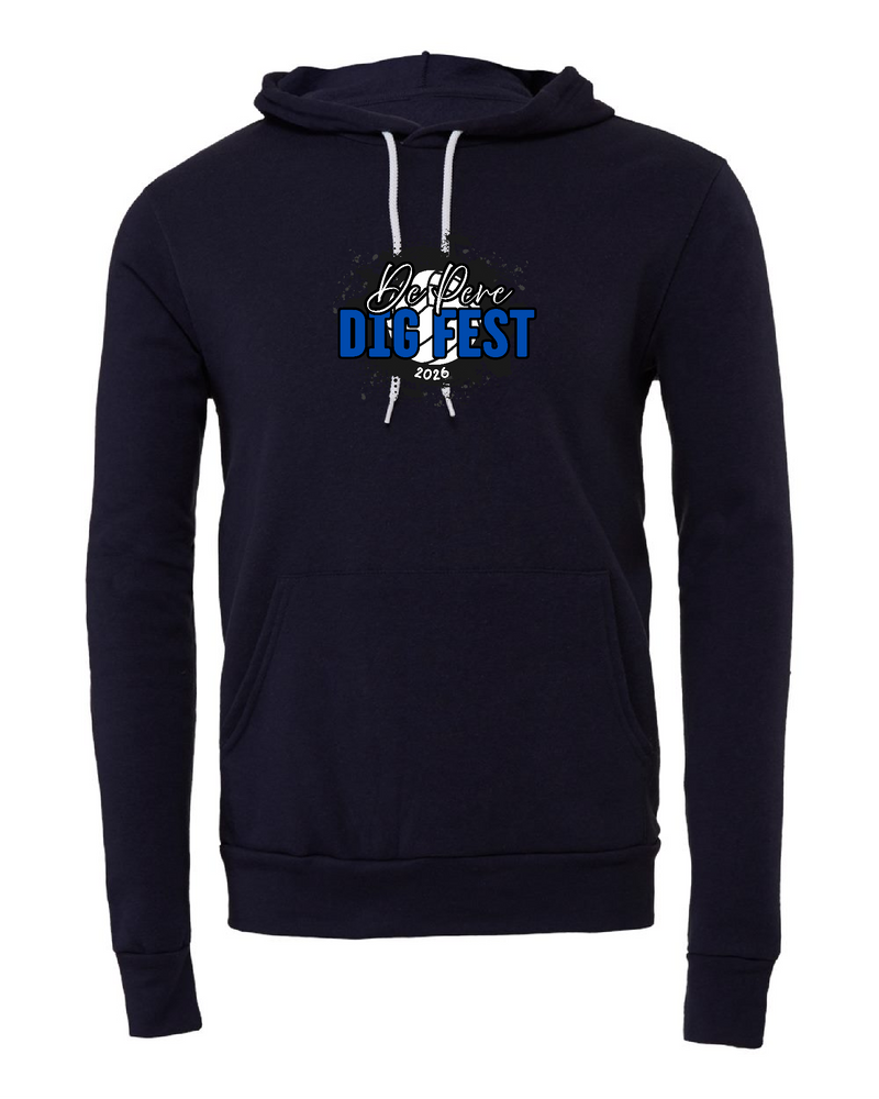Dig Fest BELLA + CANVAS Adult Hoodie