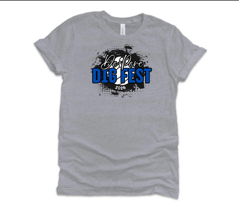 Dig Fest BELLA CANVAS YOUTH & ADULT TEE