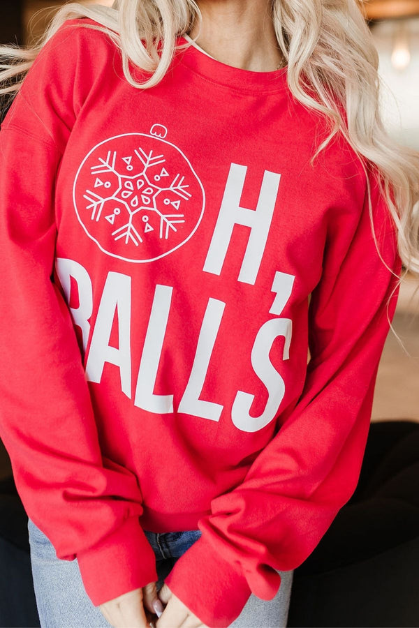 Ampersand university pullover - Oh Balls
