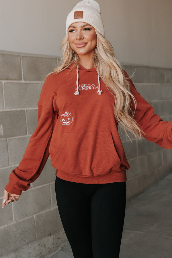 Ampersand University Pullover- Hello Pumpkin