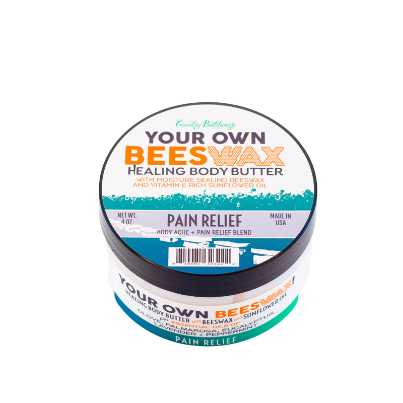 Your Own Beeswax Body Butter - Pain Relief